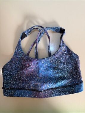 Lululemon Blue Galaxy Sports Bra
